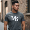 Man wearing a classic heavyweight t-shirt