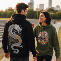 Selection of custom hoodies